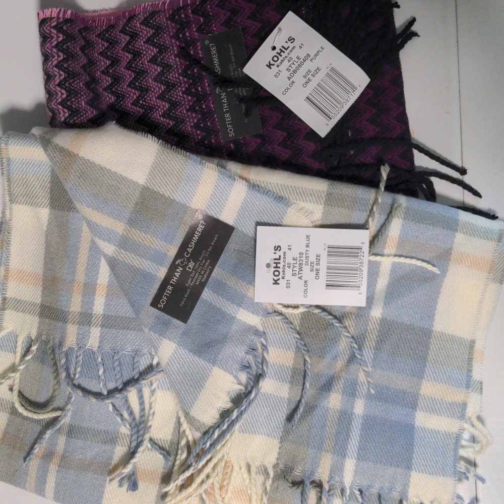 Two NWT Scarves
